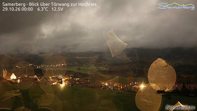 Aktuelles Webcambild: Samerberg - Blick über Törwang zur Hochries